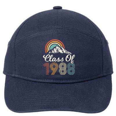 Vintage Class Of 1988 High School College Reunion Distressed 7-Panel Snapback Hat