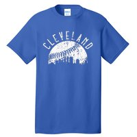 Vintage Cleveland Ohio Skyline Apparel Tall T-Shirt