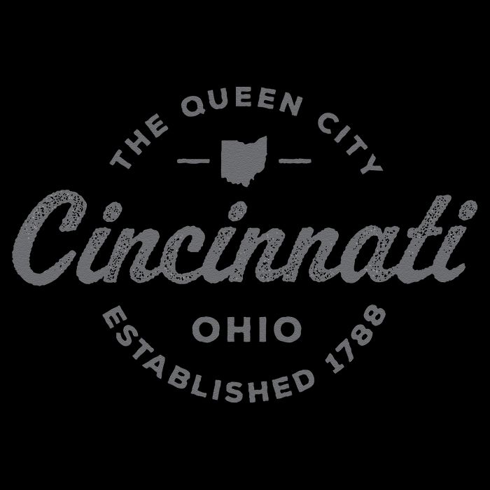 Vintage Cincinnati Ohio 1788 Retro Throwback Souvenir Bucket Hat