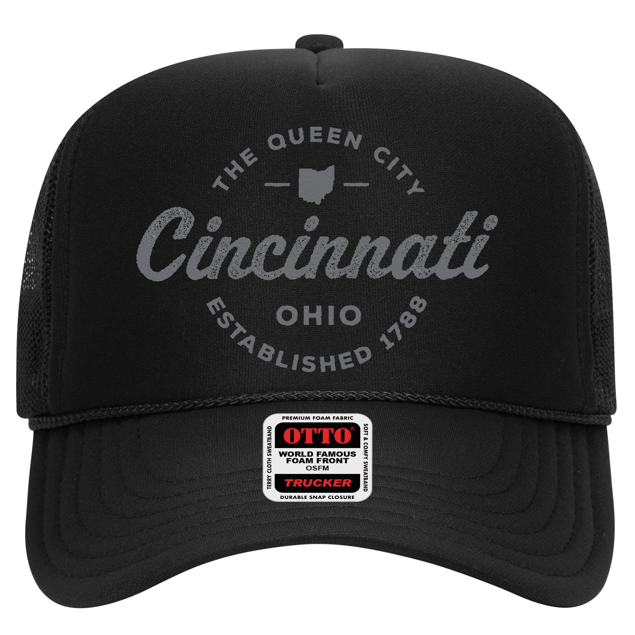 Vintage Cincinnati Ohio 1788 Retro Throwback Souvenir Hat