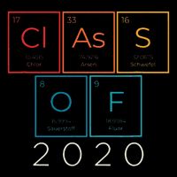 Vintage Class Of 2020 Graduate Senior Science Chemistry Gift Doggie Tank