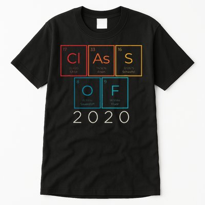 Vintage Class Of 2020 Graduate Senior Science Chemistry Gift Tall T-Shirt