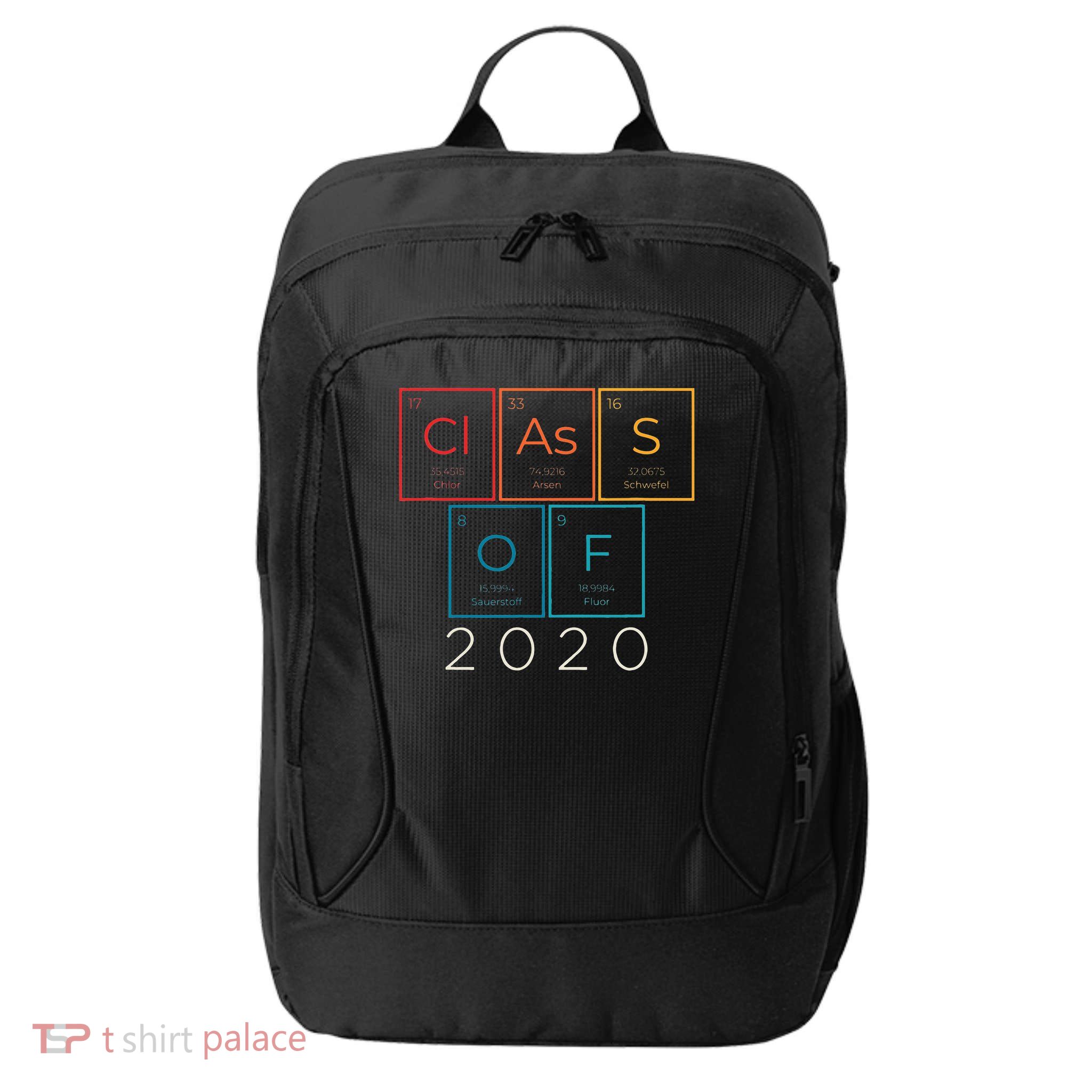 Vintage Class Of 2020 Graduate Senior Science Chemistry Gift City Backpack