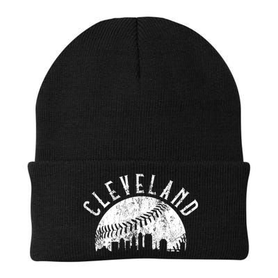 Vintage Cleveland Ohio Skyline Apparel Beanie