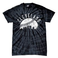 Vintage Cleveland Ohio Skyline Apparel Tie-Dye T-Shirt