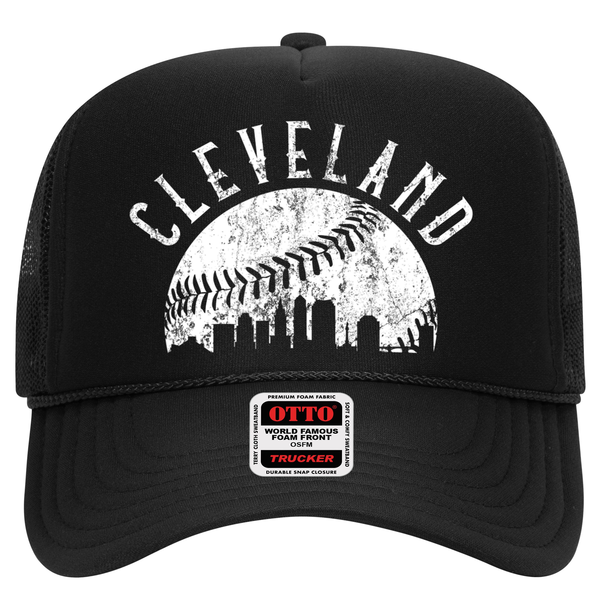 Vintage Cleveland Ohio Skyline Apparel Hat