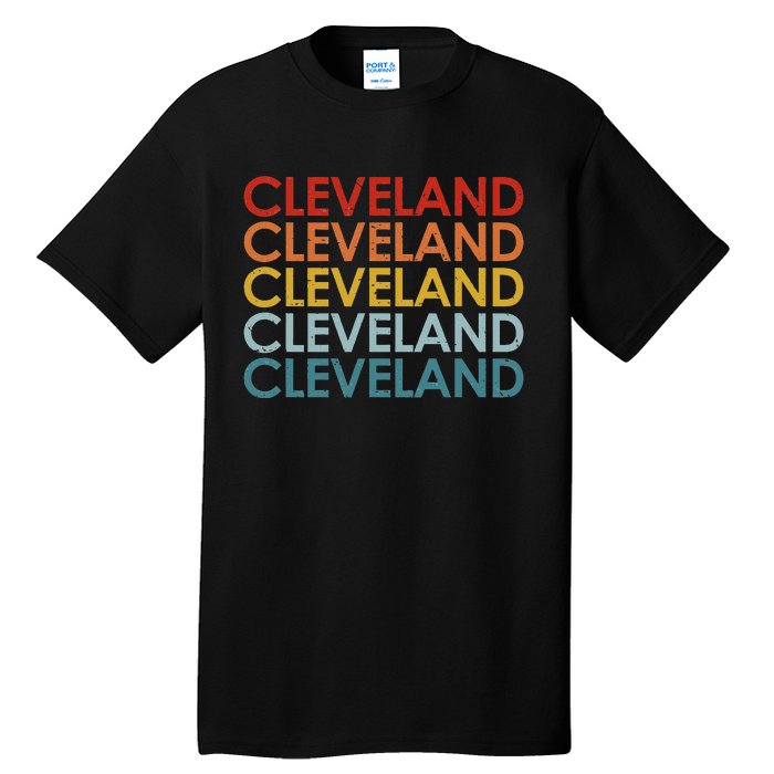 Vintage Cleveland Ohio Retro Travel Souvenir Tall T-Shirt