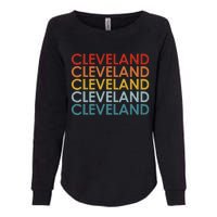 Vintage Cleveland Ohio Retro Travel Souvenir Womens California Wash Sweatshirt