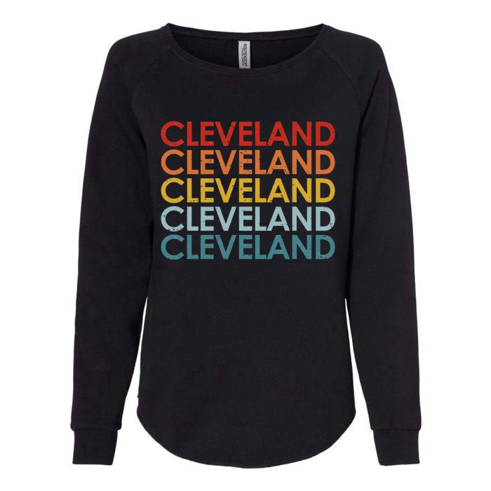 Vintage Cleveland Ohio Retro Travel Souvenir Womens California Wash Sweatshirt