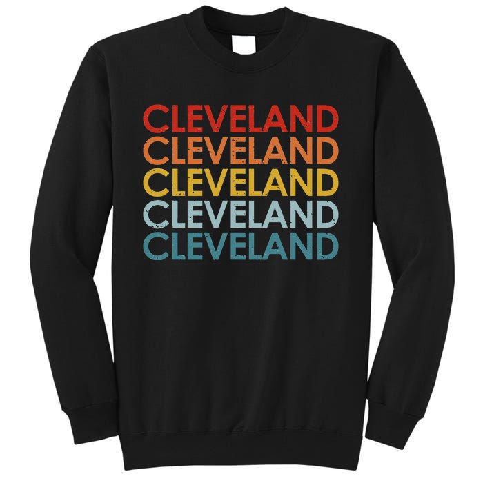 Vintage Cleveland Ohio Retro Travel Souvenir Tall Sweatshirt