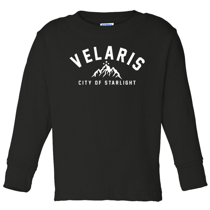 Velaris City Of Starlight Toddler Long Sleeve Shirt