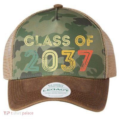 Vintage Class Of 2037 Graduation Senior 2037 Legacy Tie Dye Trucker Hat