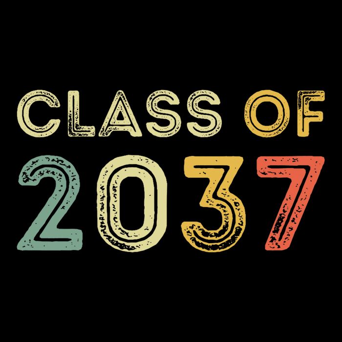 Vintage Class Of 2037 Graduation Senior 2037 Sweatshirt