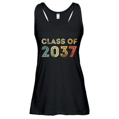 Vintage Class Of 2037 Graduation Senior 2037 Ladies Essential Flowy Tank