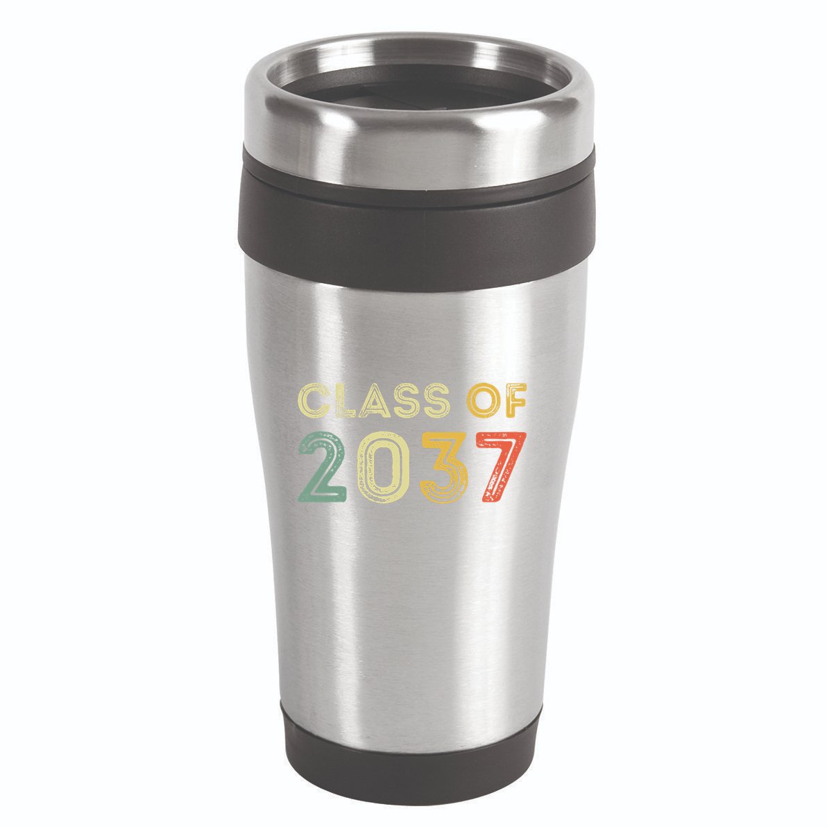 Vintage Class Of 2037 Graduation Senior 2037 16oz Travel Tumbler
