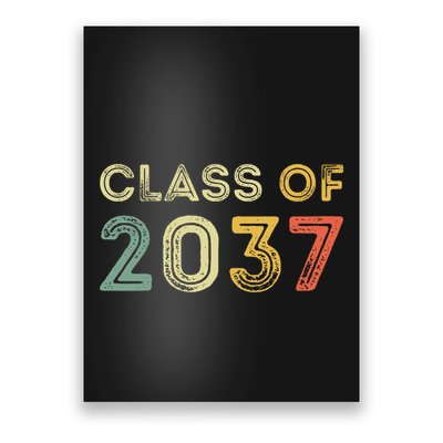 Vintage Class Of 2037 Graduation Senior 2037 Poster
