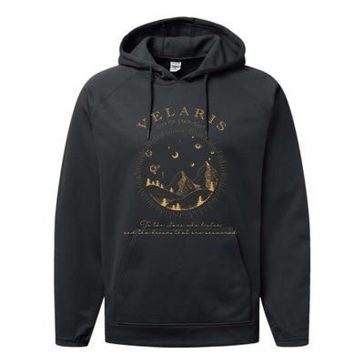 Velaris City Of Starlight The Night Court Performance Fleece Hoodie