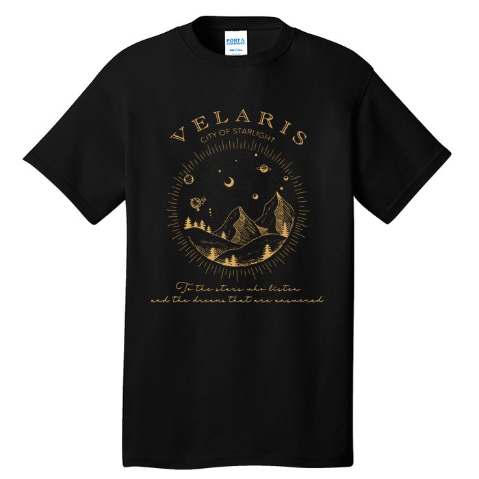 Velaris City Of Starlight The Night Court Tall T-Shirt