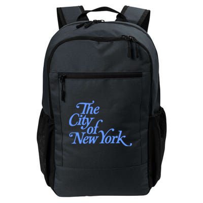 Vintage City Of New York Gift Blue Palette 2 Gift Daily Commute Backpack