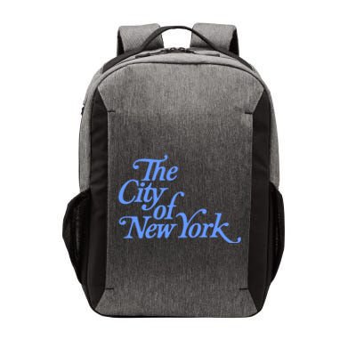 Vintage City Of New York Gift Blue Palette 2 Gift Vector Backpack