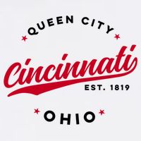 Vintage Cincinnati Ohio Queen City Red Text Meaningful Gift Hat