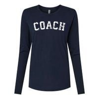 Vintage Coach Old Retro Coachs Gift Sports Tee Womens Cotton Relaxed Long Sleeve T-Shirt