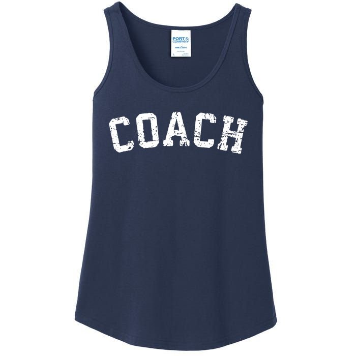 Vintage Coach Old Retro Coachs Gift Sports Tee Ladies Essential Tank