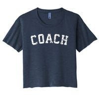 Vintage Coach Old Retro Coachs Gift Sports Tee Women's Crop Top Tee