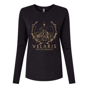 Velaris City Of Starlight Womens Cotton Relaxed Long Sleeve T-Shirt