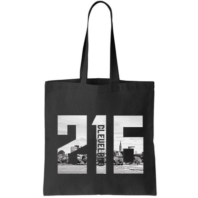 Vintage Cleveland Ohio 216 Area Code Skyline Bag