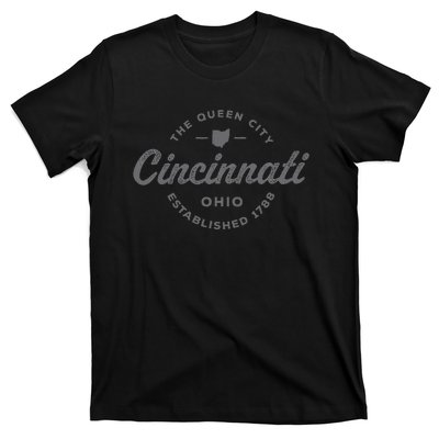 Vintage Cincinnati Ohio 1788 Retro Throwback Souvenir T-Shirt