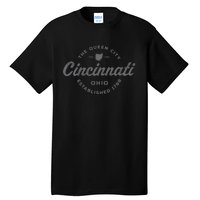 Vintage Cincinnati Ohio 1788 Retro Throwback Souvenir Tall T-Shirt