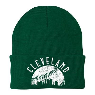 Vintage Cleveland Ohio Skyline Apparel Knit Cap Winter Beanie