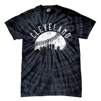 Vintage Cleveland Ohio Skyline Apparel Tie-Dye T-Shirt