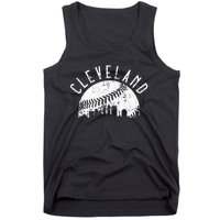 Vintage Cleveland Ohio Skyline Apparel Tank Top