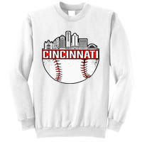 Vintage Cincinnati Ohio Skyline Sweatshirt