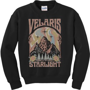 Velaris City Of Starlight Acotar Retro Velaris Kids Sweatshirt