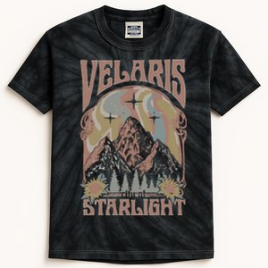 Velaris City Of Starlight Acotar Retro Velaris Kids Tie-Dye T-Shirt