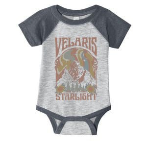 Velaris City Of Starlight Acotar Retro Velaris Infant Baby Jersey Bodysuit