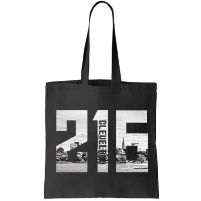 Vintage Cleveland Ohio 216 Area Code Skyline Bag