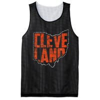 Vintage Cleveland Ohio Retro Souvenir Mesh Reversible Basketball Jersey Tank