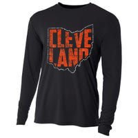 Vintage Cleveland Ohio Retro Souvenir Cooling Performance Long Sleeve Crew