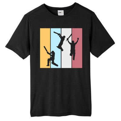 Vintage Cricket Player Sports Lover Team Coach Graphic Premium Tall Fusion ChromaSoft Performance T-Shirt