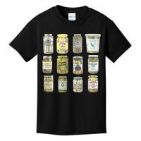 Vintage Canned Pickles Lovers Kids T-Shirt