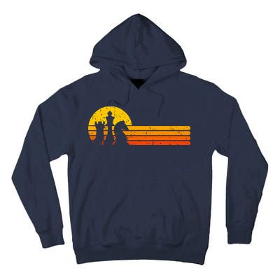 Vintage Chess Player Retro Sunset Design Chess Pieces Tall Hoodie