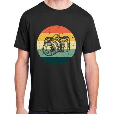 Vintage Camera Photographer Photography Gifts Retro Style Adult ChromaSoft Performance T-Shirt