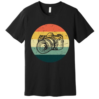 Vintage Camera Photographer Photography Gifts Retro Style Premium T-Shirt