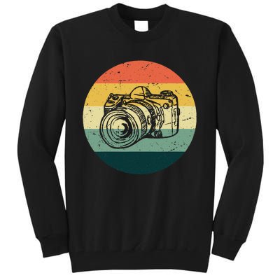 Vintage Camera Photographer Photography Gifts Retro Style Tall Sweatshirt