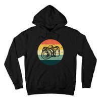 Vintage Camera Photographer Photography Gifts Retro Style Tall Hoodie