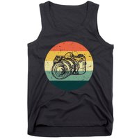 Vintage Camera Photographer Photography Gifts Retro Style Tank Top